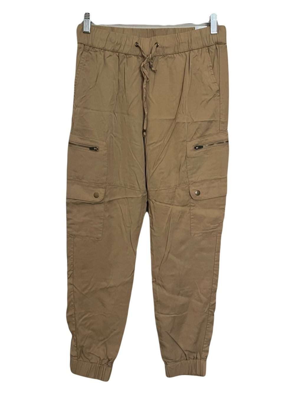 Banana Republic Cargo Jogger Pants with Drawstring Waist - Tan
